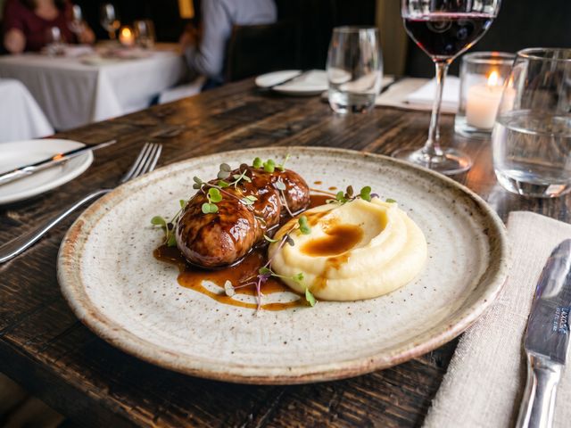 Les Saisons Rognon de veau entier — Servi avec sa purée de pommes de terre